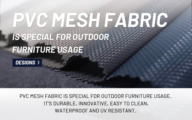 Znz High Strength PVC Coated Vinyl Mesh Fabric for Garden Outdoor Furniture Waterproof 450d Woven PVC Chair Fabric