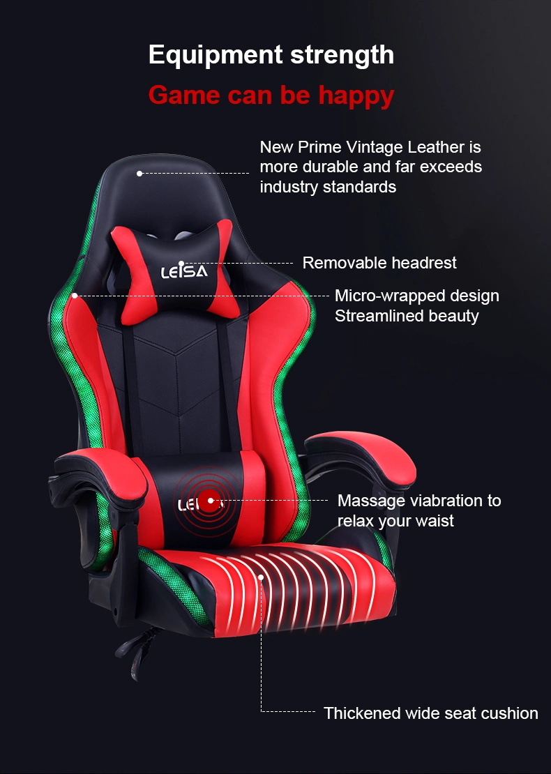 Factory Direct Sales of Large and High Rotating Leather PU Office Chair Ergonomic Gaming Chair