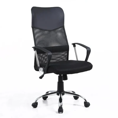 Chaise de bureau de vente chaude Chaise de bureau pivotante à dossier haut en maille (ZG27-001)